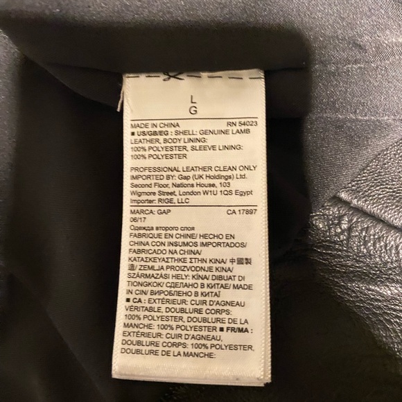 Brand New Women’s Lamb Leather Jacket (GAP) - Picture 8 of 8
